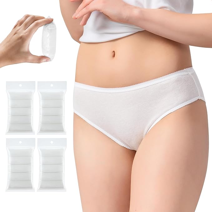 Slips Jetables Femme 100% Coton